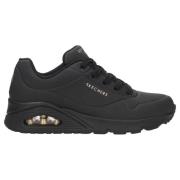 Air Stand Sneaker Gouden Detail Skechers , Black , Dames