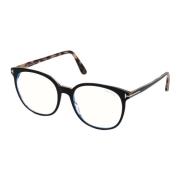 Blauw Blok Brillen Montuur Tom Ford , Black , Unisex