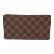 Pre-owned Canvas wallets Louis Vuitton Vintage , Brown , Dames