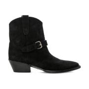 Stijlvolle Enkellaarzen Saint Laurent , Black , Dames