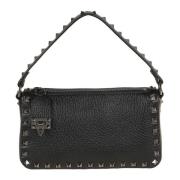 Studded Schoudertas Valentino Garavani , Black , Dames