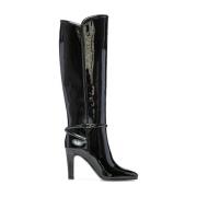 Kniehoge laarzen Saint Laurent , Black , Dames