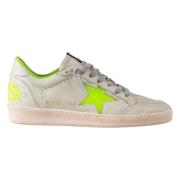 Retro Stijl Leren Sneakers Golden Goose , White , Heren