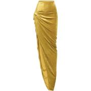 Edfu Acid Rok Twist Stijl Rick Owens , Yellow , Dames