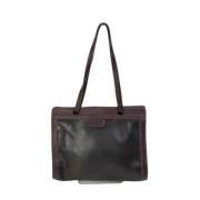 Pre-owned Leather shoulder-bags Hermès Vintage , Brown , Dames