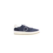 Navy Blauwe Lage Sneakers Philippe Model , Blue , Heren