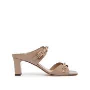 Stijlvolle Slippers voor Vrouwen Valentino Garavani , Beige , Dames