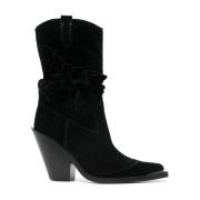 Stijlvolle Enkellaarzen Ermanno Scervino , Black , Dames