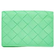 Pre-owned Leather wallets Bottega Veneta Vintage , Green , Dames