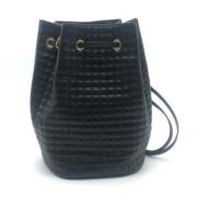 Pre-owned Leather shoulder-bags Celine Vintage , Black , Dames