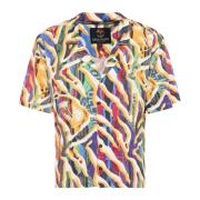 Casual dierenprint overhemd Carlo Colucci , Multicolor , Heren