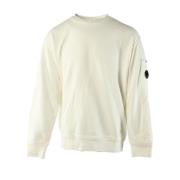 Witte Katoenen Sweater voor Heren C.p. Company , White , Heren