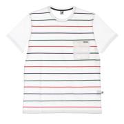 Gestreept Heritage T-shirt Off White Kangol , White , Heren