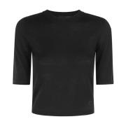 Stijlvolle Gebreide Top Pinko , Black , Dames