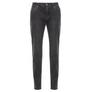 Slim Fit Denim Jeans Dolce & Gabbana , Black , Heren