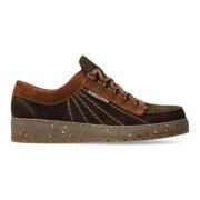 Bruine Suède Sneakers Mephisto , Brown , Heren