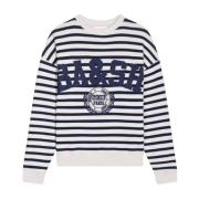 Crop Sweatshirt American University Style Ba&Sh , Blue , Dames