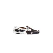 Koe-effect leren loafers Tod's , Multicolor , Dames