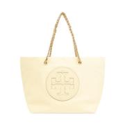 Citroen Tote Tas Tory Burch , Beige , Dames