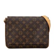 Pre-owned Canvas louis-vuitton-bags Louis Vuitton Vintage , Brown , Da...