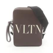 Pre-owned Leather shoulder-bags Valentino Vintage , Brown , Dames