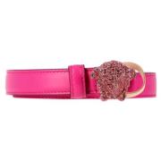 Pre-owned Leather belts Versace Pre-owned , Pink , Dames