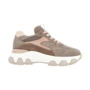 Platte schoenen in Duif Grijs Hogan , Gray , Dames