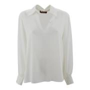 Elegante Overhemden Collectie Max Mara Studio , White , Dames