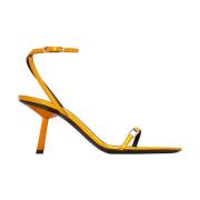 Stijlvolle Sandalen voor Zomer Outfits Saint Laurent , Orange , Dames