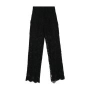 Stijlvolle Broek met Uniek Ontwerp Ermanno Scervino , Black , Dames