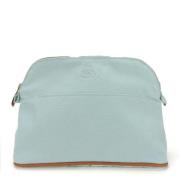 Pre-owned Canvas clutches Hermès Vintage , Blue , Dames