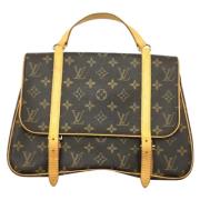 Pre-owned Fabric shoulder-bags Louis Vuitton Vintage , Brown , Dames