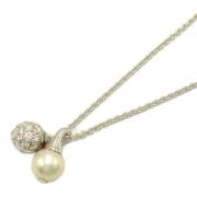 Pre-owned Pearl necklaces Bvlgari Vintage , Yellow , Dames