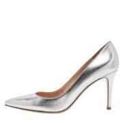 Pre-owned Leather heels Gianvito Rossi Pre-owned , Gray , Dames