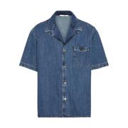 Stijlvolle Shirt 5V3Db03Baa3558 Valentino Garavani , Blue , Heren