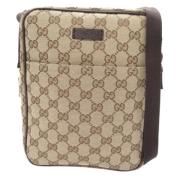 Pre-owned Leather gucci-bags Gucci Vintage , Beige , Dames