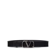 Stijlvolle Herenriem Valentino Garavani , Black , Heren