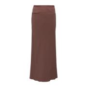 Bias Rok met Keel Detail Rick Owens , Brown , Dames