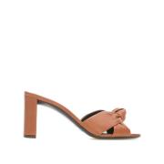 Stijlvolle Mules met Uniek Design Saint Laurent , Brown , Dames