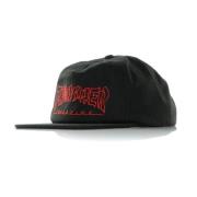 Zwarte Snapback Pet voor Mannen Thrasher , Black , Heren