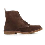 Bruine Suède Leren Laarzen Astorflex , Brown , Heren