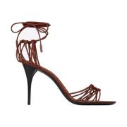 Stijlvolle Zomer Sandalen Saint Laurent , Brown , Dames