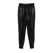 Elegante Broek met Uniek Ontwerp Ermanno Scervino , Black , Dames