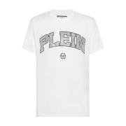 Stijlvol Grafisch T-shirt Philipp Plein , White , Heren