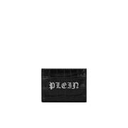 Stijlvolle Portemonnee met Uniek Ontwerp Philipp Plein , Black , Heren