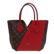 Pre-owned Canvas totes Louis Vuitton Vintage , Red , Dames