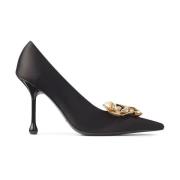 Zwarte Metalen Pumps Ixia Stijl Jimmy Choo , Black , Dames