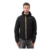 Urban Slim Fit Waterdichte Jas K-Way , Black , Heren