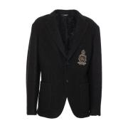 Stijlvolle Jas voor Mannen Dolce & Gabbana , Black , Heren