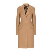 Stijlvolle Jas voor Modieuze Look Dolce & Gabbana , Brown , Dames